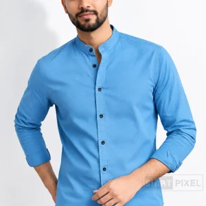 শার্ট- আকাশি কালার